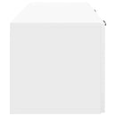 Væghængt TV-skab Vægmonteret Hvid højglans 78,5 x 31 x 30 cm