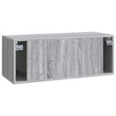 Væghængt TV-skab Vægmonteret Grå sonoma-eg 78,5 x 31 x 30 cm