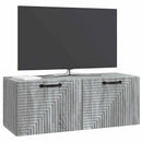 Væghængt TV-skab Vægmonteret Grå sonoma-eg 78,5 x 31 x 30 cm