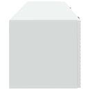 Væghængt TV-skab Hvid 98 x 31 x 30 cm Konstrueret træ