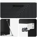 Væghængt TV-skab Sort 98 x 31 x 30 cm Konstrueret træ