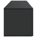 Væghængt TV-skab Sort 98 x 31 x 30 cm Konstrueret træ