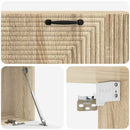 Væghængt TV-skab Sonoma-eg 98 x 31 x 30 cm Konstrueret træ