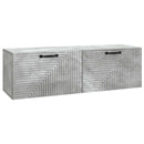 Væghængt TV-skab Betongrå 98 x 31 x 30 cm Konstrueret træ