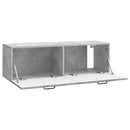 Væghængt TV-skab Betongrå 98 x 31 x 30 cm Konstrueret træ