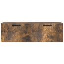 Væghængt TV-skab Røget eg 98 x 31 x 30 cm Konstrueret træ