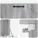 Væghængt TV-skab Grå sonoma-eg 98 x 31 x 30 cm Konstrueret træ