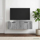 Væghængt TV-skab Grå sonoma-eg 98 x 31 x 30 cm Konstrueret træ