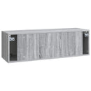 Væghængt TV-skab Grå sonoma-eg 98 x 31 x 30 cm Konstrueret træ