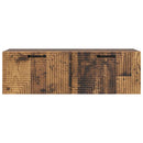 Væghængt TV-skab Gammelt træ 98 x 31 x 30 cm Konstrueret træ