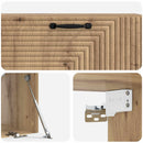 Væghængt TV-skab Artisan-eg 98 x 31 x 30 cm Konstrueret træ