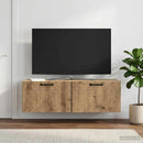 Væghængt TV-skab 98 x 31 x 30 cm Artisan-eg Konstrueret træ