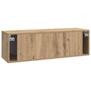 Væghængt TV-skab Artisan-eg 98 x 31 x 30 cm Konstrueret træ