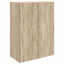 Vægmonteret skab Sonoma-eg 66 x 34,5 x 90 cm Konstrueret træ