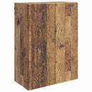 Vægmonteret skab Gammelt træ 66 x 34,5 x 90 cm Konstrueret træ