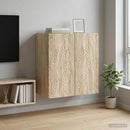 Vægmonteret skab Sonoma-eg 59 x 31 x 60 cm Konstrueret træ