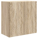 Vægmonteret skab Sonoma-eg 59 x 31 x 60 cm Konstrueret træ