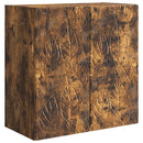 Vægmonteret skab Røget eg 59 x 31 x 60 cm Konstrueret træ