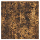 Vægmonteret skab Røget eg 59 x 31 x 60 cm Konstrueret træ