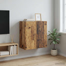 Vægmonteret skab Gammelt træ 59 x 31 x 60 cm Konstrueret træ