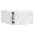 Væghængt Sideskab 2 pcs Hvid 34,5 x 33 x 20 cm Konstrueret træ