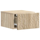 Væghængt Sideskab 2 pcs Sonoma-eg 34,5 x 33 x 20 cm