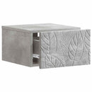 Væghængt Sideskab Betongrå 34,5 x 33 x 20 cm Konstrueret træ