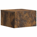 Væghængt Sideskab 2 pcs Røget eg 34,5 x 33 x 20 cm