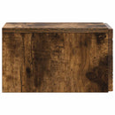 Væghængt Sideskab 2 pcs Røget eg 34,5 x 33 x 20 cm