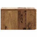 Væghængt Sideskab 2 pcs Gammelt træ 34,5 x 33 x 20 cm