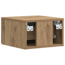 Væghængt Sideskab 2 pcs Artisan-eg 34,5 x 33 x 20 cm
