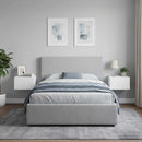 Væghængt Natbord 2 pcs Hvid 49 x 34,5 x 20 cm Konstrueret træ