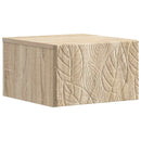 Væghængt Natbord 2 pcs Sonoma-eg 49 x 34,5 x 20 cm