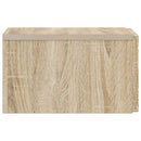 Væghængt Natbord 2 pcs Sonoma-eg 49 x 34,5 x 20 cm
