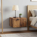Væghængt Natbord 2 pcs Gammelt træ 49 x 34,5 x 20 cm