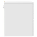 Væghængt Natbord Hvid højglans 34,5 x 33 x 40 cm