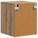 Væghængt Natbord 2 pcs Artisan-eg 34,5 x 33 x 40 cm