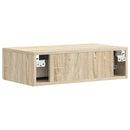 Væghængt Sideskab Sonoma-eg 59 x 34,5 x 17 cm Konstrueret træ