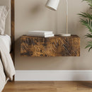 Væghængt Sideskab Røget eg 59 x 34,5 x 17 cm Konstrueret træ