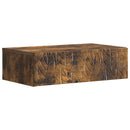 Væghængt Sideskab Røget eg 59 x 34,5 x 17 cm Konstrueret træ