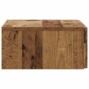 Væghængt Sideskab Gammelt træ 59 x 34,5 x 17 cm Konstrueret træ