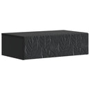 Væghængt Sideskab Sort 87,5 x 34,5 x 17 cm Konstrueret træ