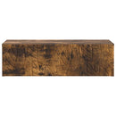 Væghængt Sideskab Røget eg 87,5 x 34,5 x 17 cm Konstrueret træ