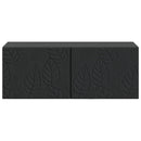 Væghængt TV-skab 78,5 x 41 x 30 cm Sort Konstrueret træ