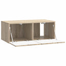Væghængt TV-skab 78,5 x 41 x 30 cm Sonoma-eg Konstrueret træ