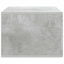 Væghængt TV-skab 98 x 41 x 30 cm Betongrå Konstrueret træ