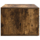 Væghængt TV-skab 98 x 41 x 30 cm Røget eg Konstrueret træ