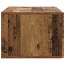 Væghængt TV-skab 98 x 41 x 30 cm Gammelt træ Konstrueret træ
