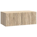 Væghængt TV-skab 59,5 x 31 cm Sonoma-eg Konstrueret træ