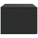Væghængt TV-skab 78,5 x 31 cm Sort Konstrueret træ Vægmonteret
